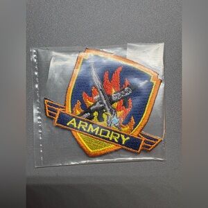 Call Of Duty XP Patch Armory Flames Knife Gun War Embroidered Gaming Event 2016